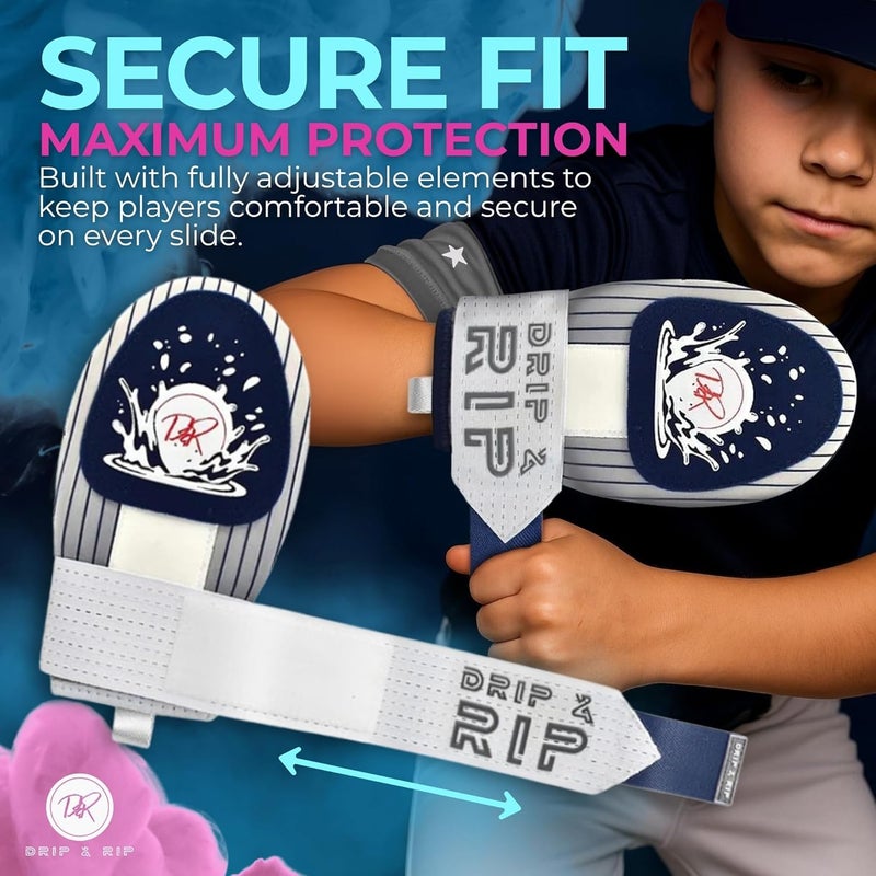 Drip & Rip Sliding Mitt Youth for Baseball & Softball - Ice Cream Sliding Mitt Design with Hand Protection - Base Running, Breathable, Durable, Ambidextrous - Ages 10+ - Image 4